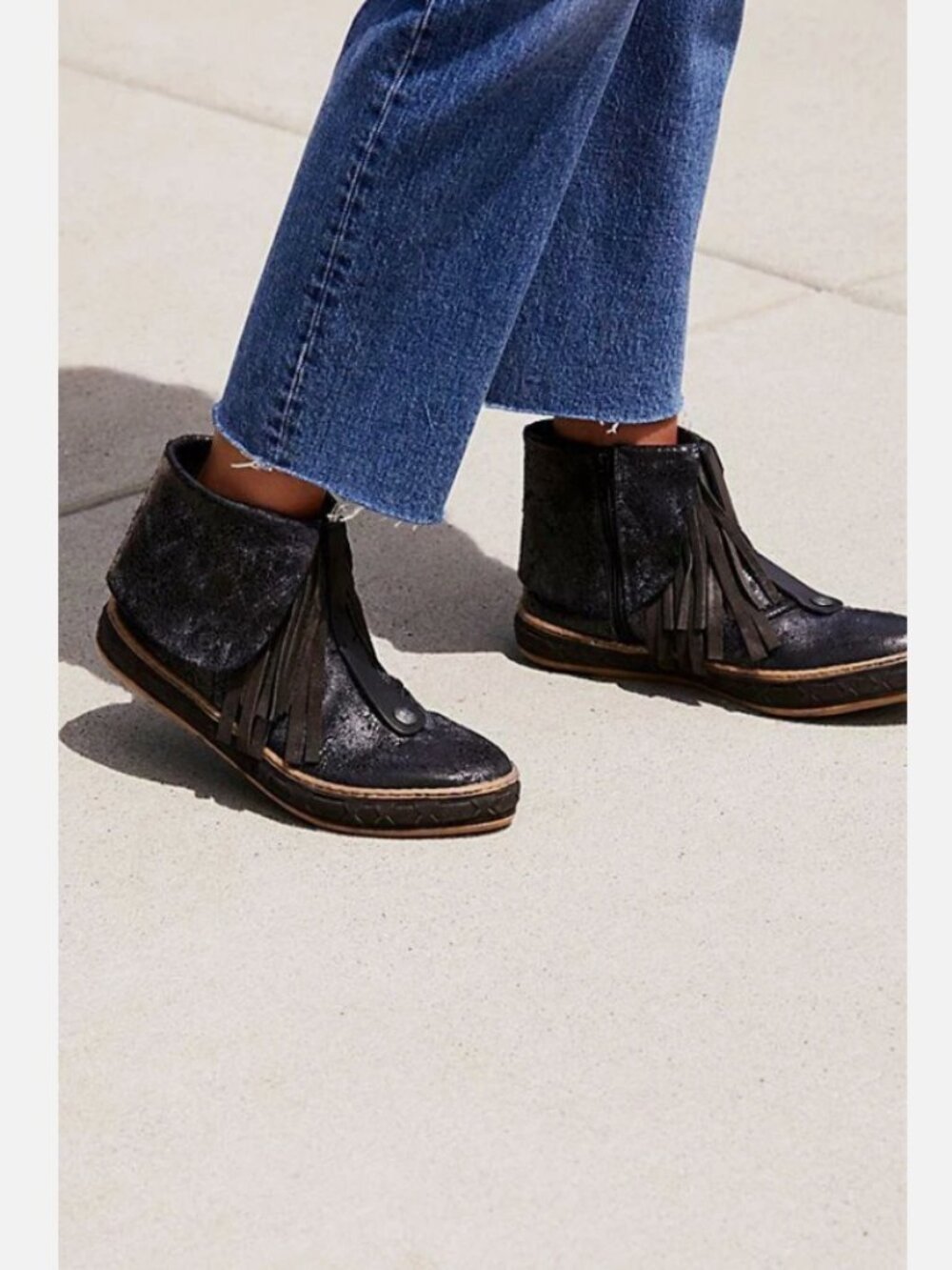 New Free People Vega Mocc Boot size 7 MSRP: $198 Leather